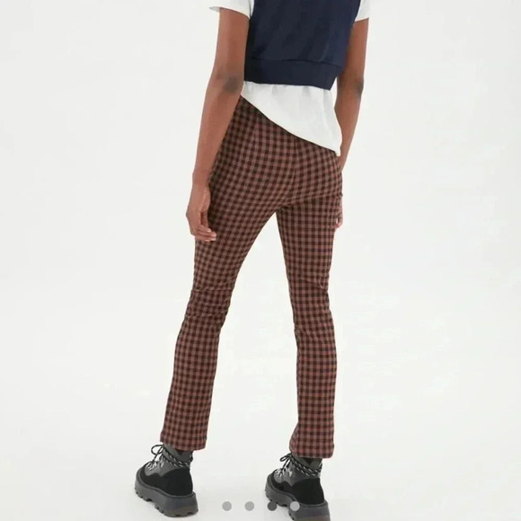Urban Outfitters Tessa Plaid Notched Pants Women’s Size 4 - Picture 2 of 4